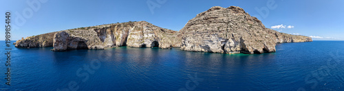 Fotografie Blue Grotto sea cliffs and caves - Qrendi, Malta