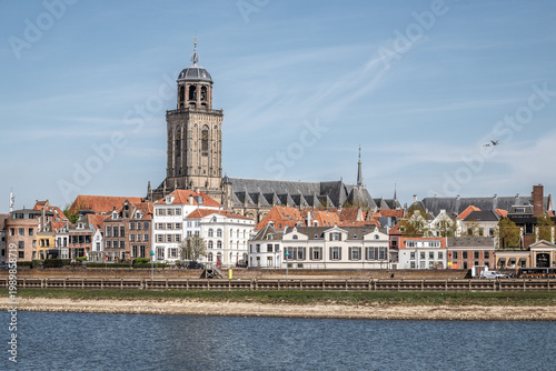Deventer skyline with Lebuinus church, Netherlands
