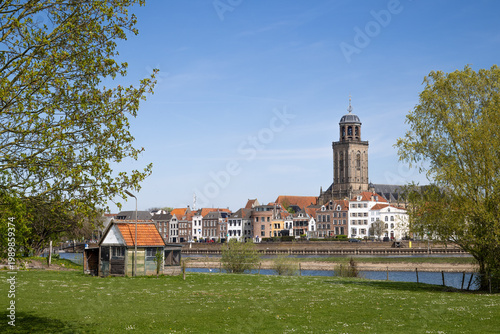 Skyline with Lebuinus Church tower, Deventer, Netherlands