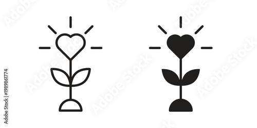 Gratitude icon in line design. editable stroke icon vector. EPS10