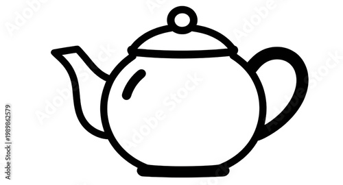 teapot icon, tea kettle, line art teapot, minimalist teapot, classic teapot, kitchen utensil, ceramic teapot, tea pot, outline teapot, beverage pot, teapot design, simple teapot, tea accessory, teapot