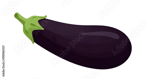 eggplant, aubergine, brinjal, vegetable, food, purple, fresh, organic, plant, produce, healthy, nutrition, farming, cooking, ingredient, icon, illustration