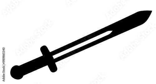 sword icon, black silhouette sword, medieval weapon, knight sword, blade icon, combat symbol, fantasy sword, steel weapon, sharp blade, weapon illustration, simple sword design, warrior icon, battle s