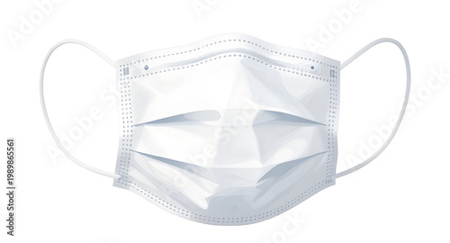 mask, medical, face, protection, disposable, safety, health, hygiene, filter, surgical, cover, virus, bacteria, prevention, care, icon, design