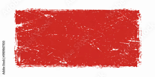 Red and white grunge paint splash background with textured brush strokes and artistic splatter design