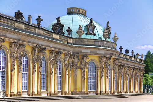Sanssouci is the name of the former summer palace of Frederick the Great, King of Prussia, in Potsdam, near Berlin. It is often counted among the German rivals of Versailles.