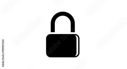 A black padlock icon on a white background represents security and safety.