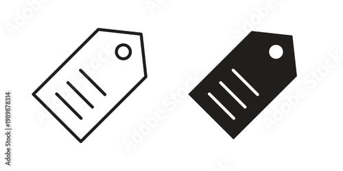 Bild auf Leinwand Label icon for ui app design and web designs