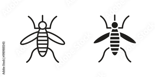 Mosquito icon for ui app design and web designs