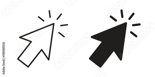 Mouse icon for ui app design and web designs