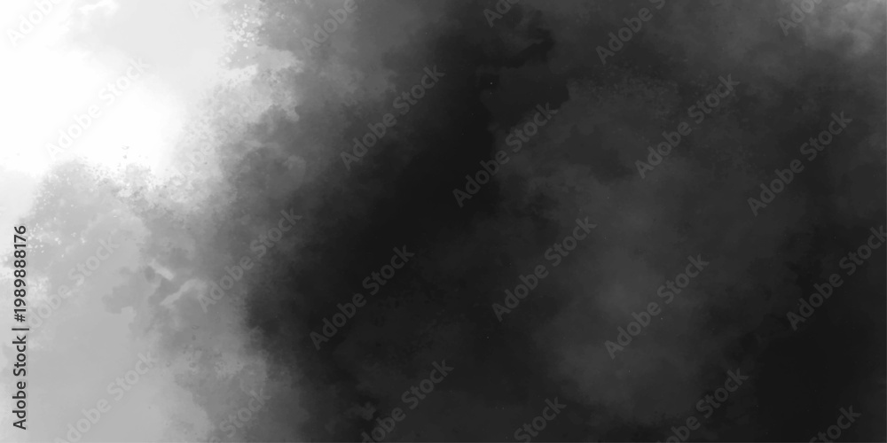 Fototapeta premium Abstract background with white paper texture and white and gray watercolor painting background. Black wall texture, white color concrete wall for background. 