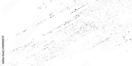 Grunge texture background with diagonal scratches and smudges on white transparent background