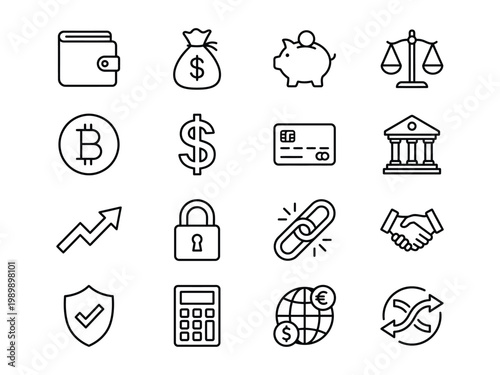 Collection of hand drawn icons for clothing laundry fashion with t shirt washing machine folded clothes shopping bag rolled up polo shirt crew neck v neck store tie dye casual wear