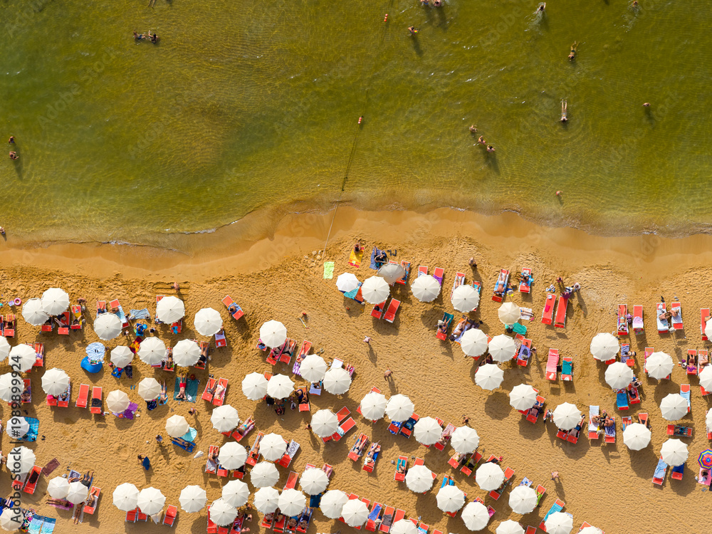 Ταπετσαρία Riviera Beach sunbathers - Mellieha, Malta