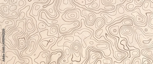 Geographic topographic map grid. Topography map background. Vector banner.