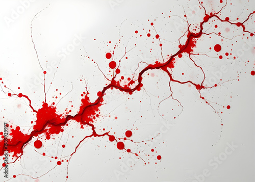 abstract, expressionism, red, splatter, drip, paint, art, canvas, texture, geometric, shape, modern, design, creative, background, white, bold