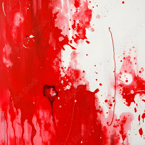 abstract, expressionism, red, splatter, drip, paint, art, canvas, texture, geometric, shape, modern, design, creative, background, white, simple