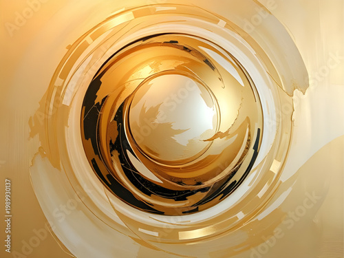 golden circle, magic portal, glowing ring, abstract portal, digital art, light circle, energy ring, futuristic portal, mystical design, golden glow, round portal, sci fi portal, abstract ring, luminou