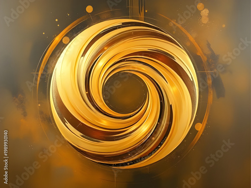 golden circle, magic portal, glowing ring, abstract portal, digital art, light circle, energy ring, futuristic portal, mystical design, golden glow, round portal, sci fi portal, abstract ring, luminou