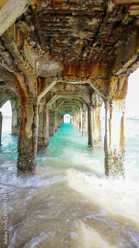 Old rusty pier