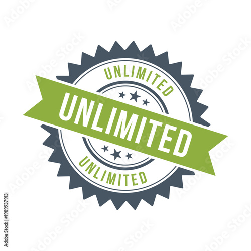 Unlimited Stamp, Unlimited Grunge Round Sign