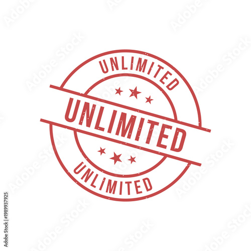 Unlimited Stamp, Unlimited Grunge Round Sign