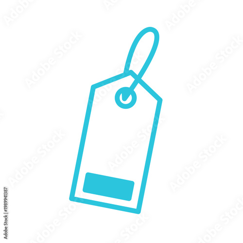 Blue discount tag icon. From blue icon set.