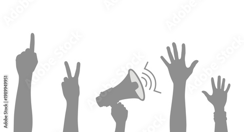 Small german flag centered on a checkered background with a green pattern element on the right side.