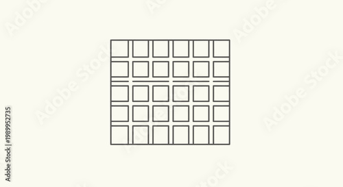 Clean vector illustration of a digital information card or document icon with abstract text lines, perfect for user interface design, data representation, and content display concepts