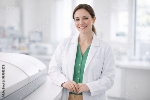 Professional female scientist in a laboratory