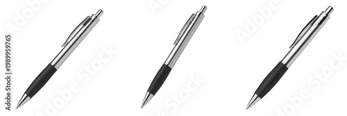 Картината върху платно Set and collection of pen isolated on white transparent png background