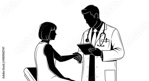 Doctor and Patient Consultation Medical Examination.
