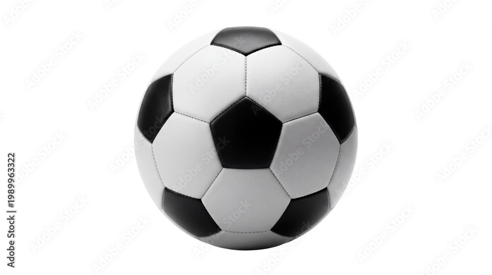Fototapeta premium A soccer ball on transparent background