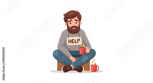 Cartoon chef with barbecue grill logo