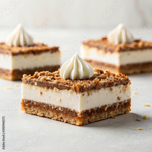 Gourmet Dessert Caramel Mint Cookie Pie Food Photography Premium Baked Goods Sweet Treat Styling