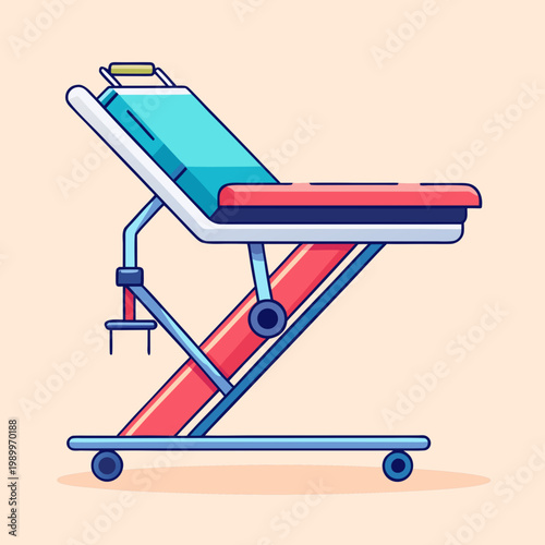 Adjustable Medical Stretcher With Wheels