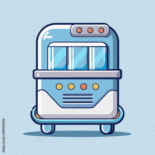 Baby Incubator Medical Equipment Illustration