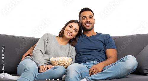 couple watching tv