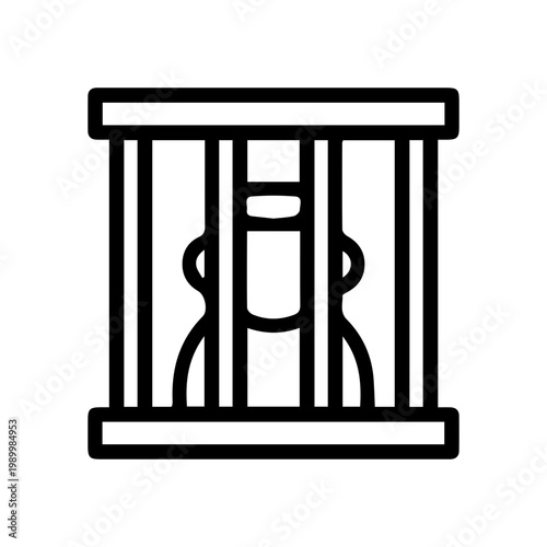 Prisoner In Jail Icon