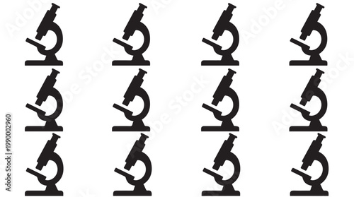 Multiple black bicycle silhouettes side by side.