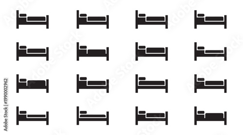 Multiple Beds in a Row Furniture.
