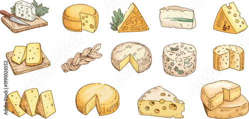 set of different kinds of bread