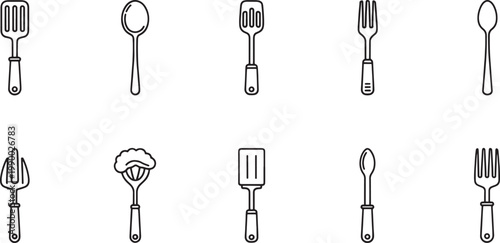 Black and white line of human figures in various poses