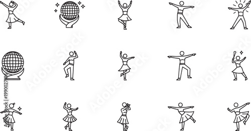 Black and white of tennis players in action poses tennis racket