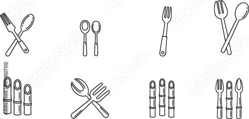 Black and white of various hairbrushes and combs detangling brush