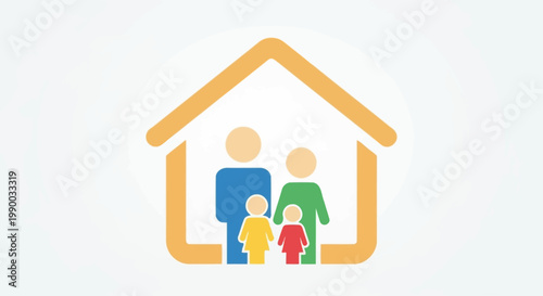 Family Inside a House Together.