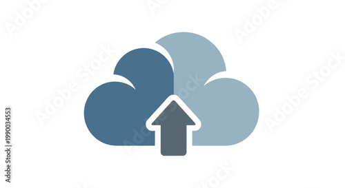 Cloud Computing Data Storage Icon.