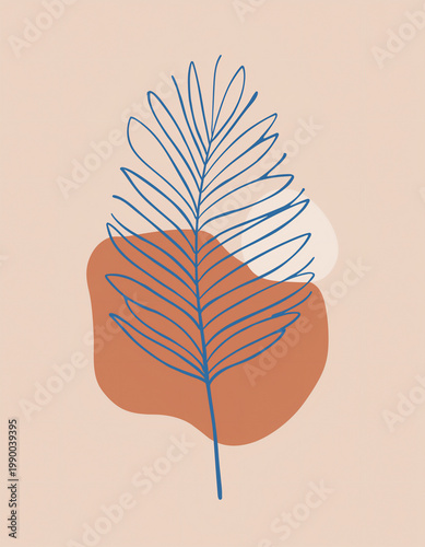 葉の背景素材　AI生成素材