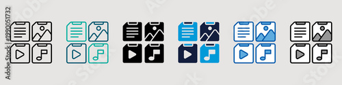 Format Single Icon Pack Multistyle