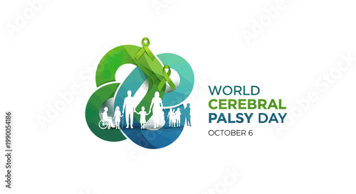 World Cerebral Palsy Day Logo Design.